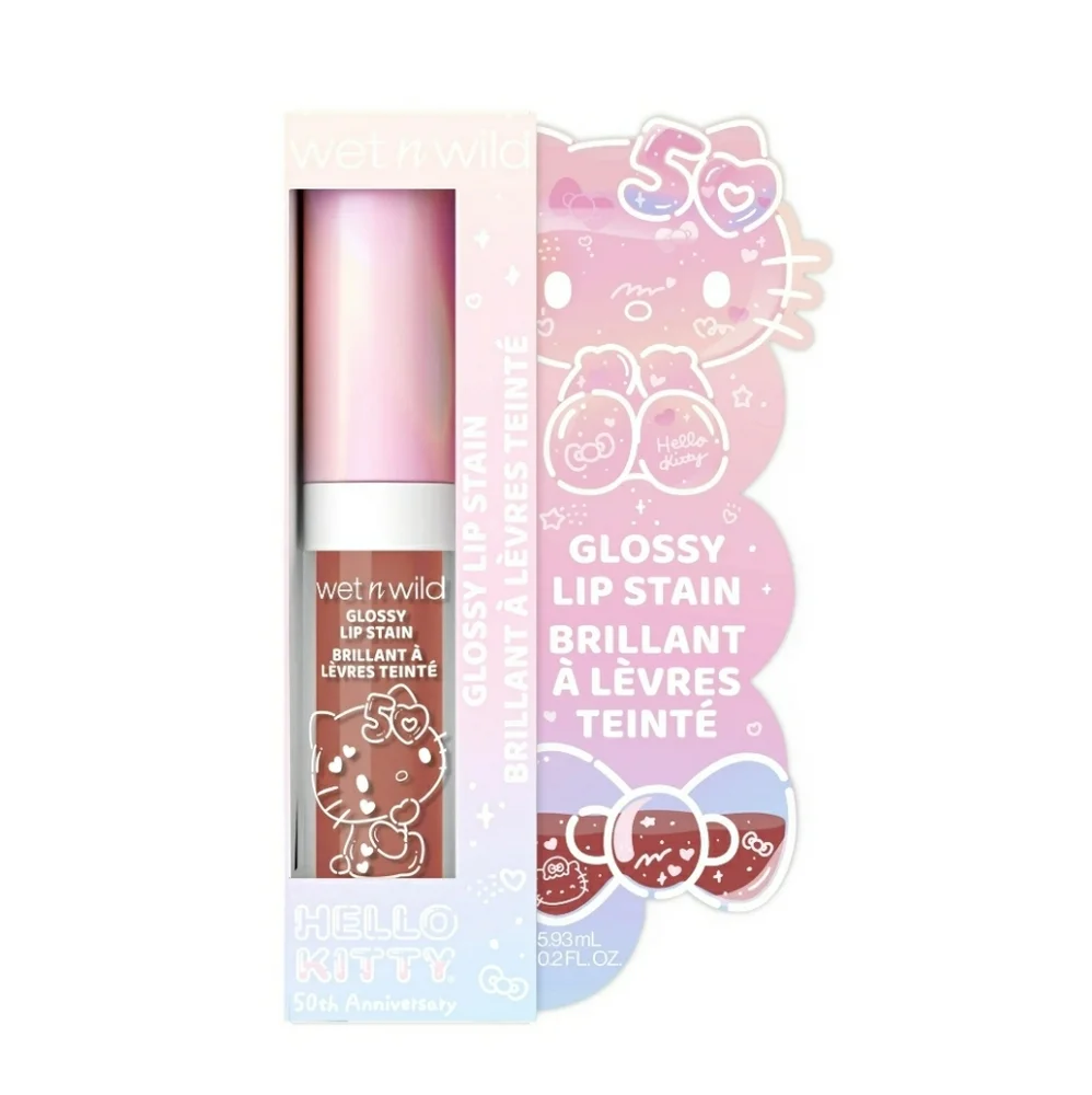 Hello Kitty 50th Anniversary Wet N Wild GLOSSY LIP STAIN So Dreamy Shine